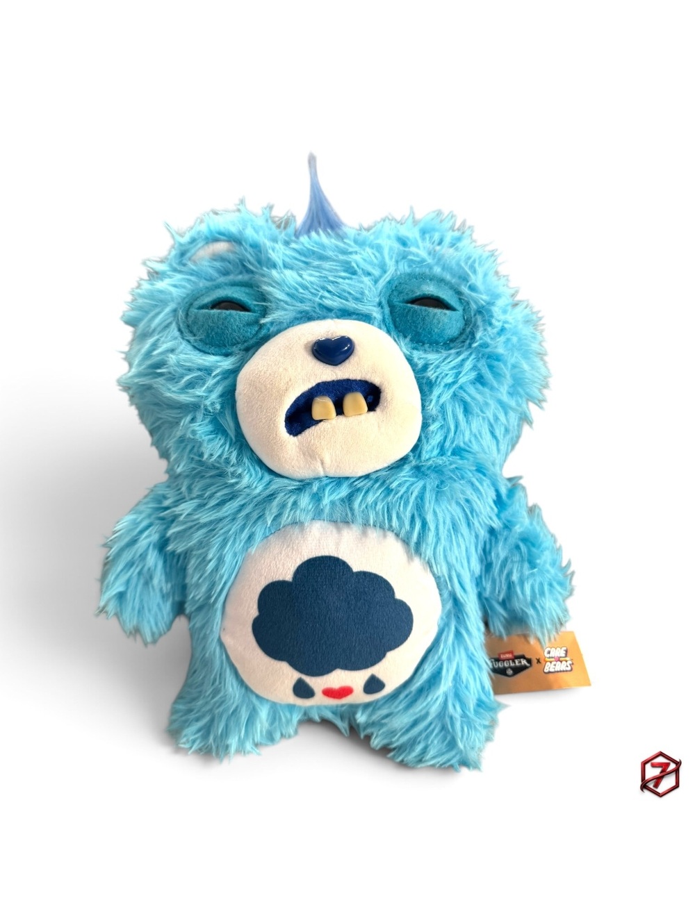 Fuggler x Care Bears Grumpy Bear Blue 9in Plush ZURU Crossover Plush